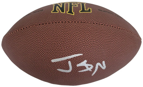 Jaxson Smith Njigba Signed Football Proof COA Autographed Seattle Seahawks Ohio State