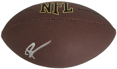 Brian Urlacher Signed Football Proof COA Autographed Chicago Bears HOF