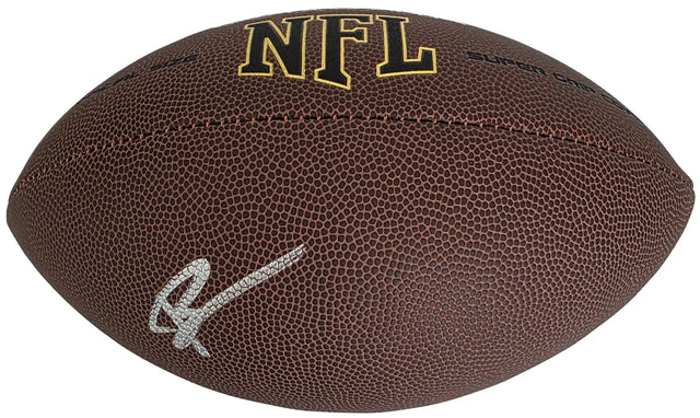 Brian Urlacher Signed Football Proof COA Autographed Chicago Bears HOF