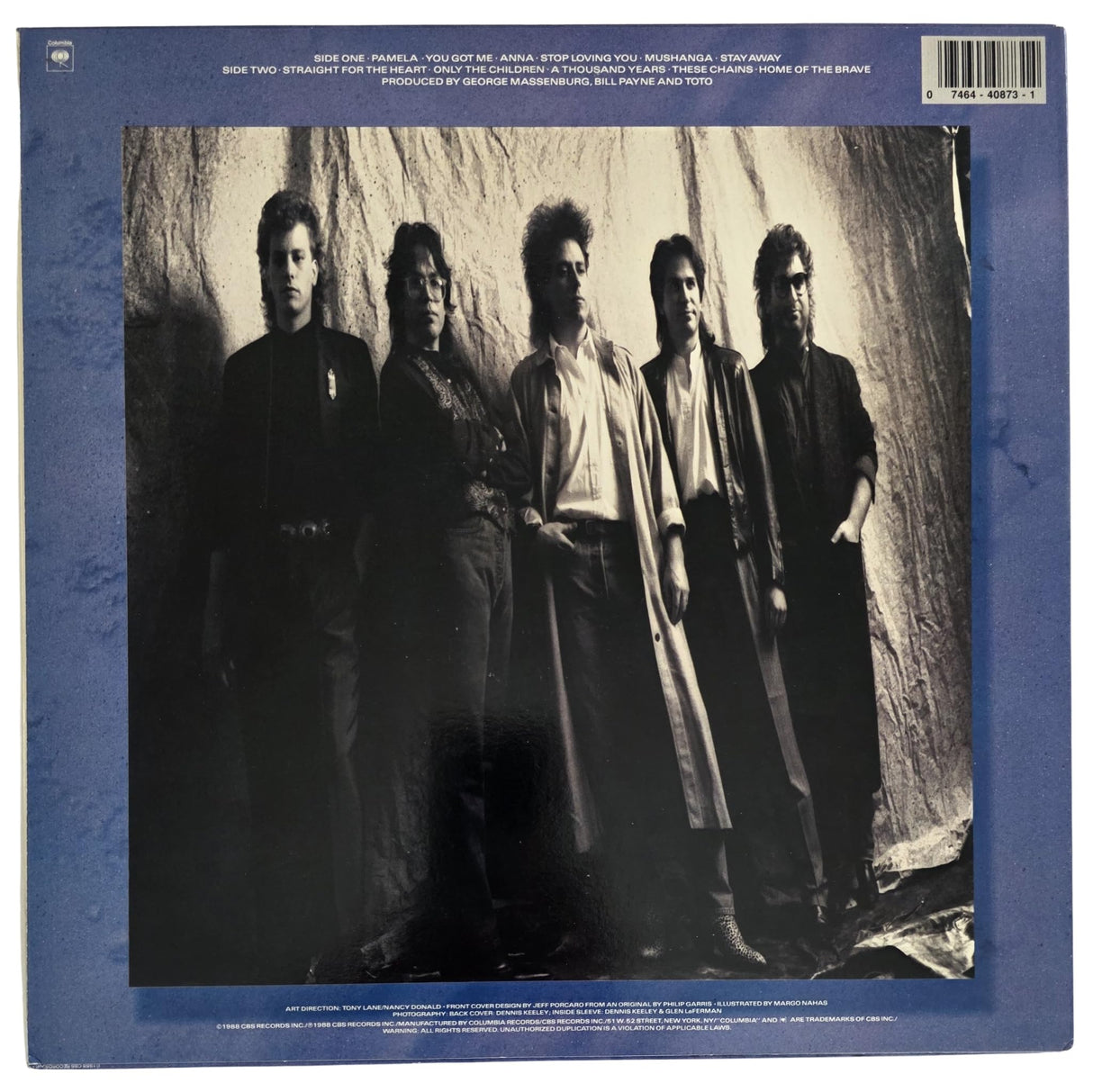 Toto Signed The Seventh One Album COA Exact Proof Autographed Vinyl Record Steve Lukather & Joseph Williams