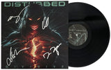 Disturbed Band Signed Divisive Album COA Proof Autographed Vinyl Record David Draiman,Dan Donegan,Mike Wengren,John Moyer