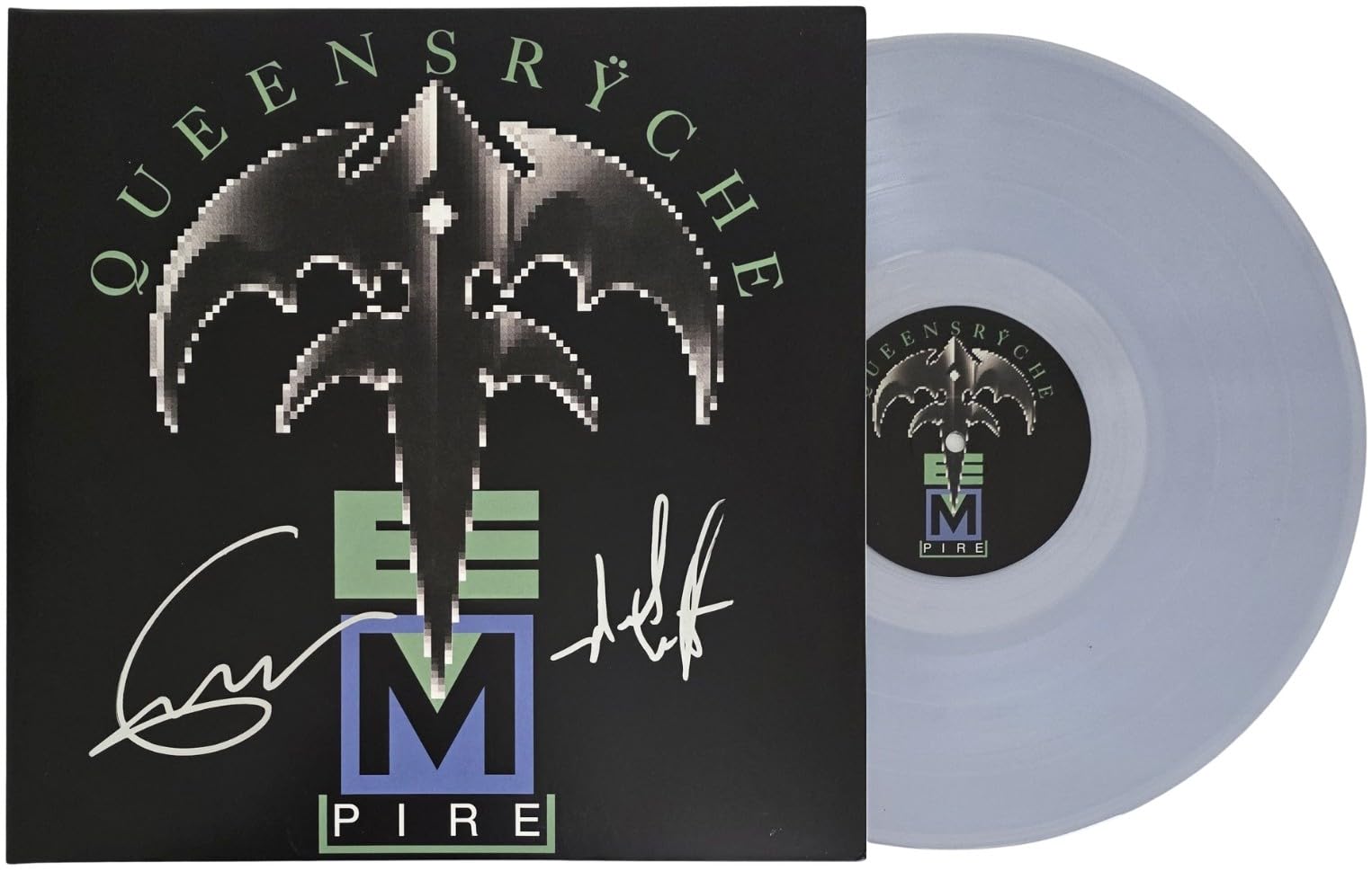 Geoff Tate Signed Queensryche Empire Album COA Proof Autographed Vinyl Record Michael Wilton