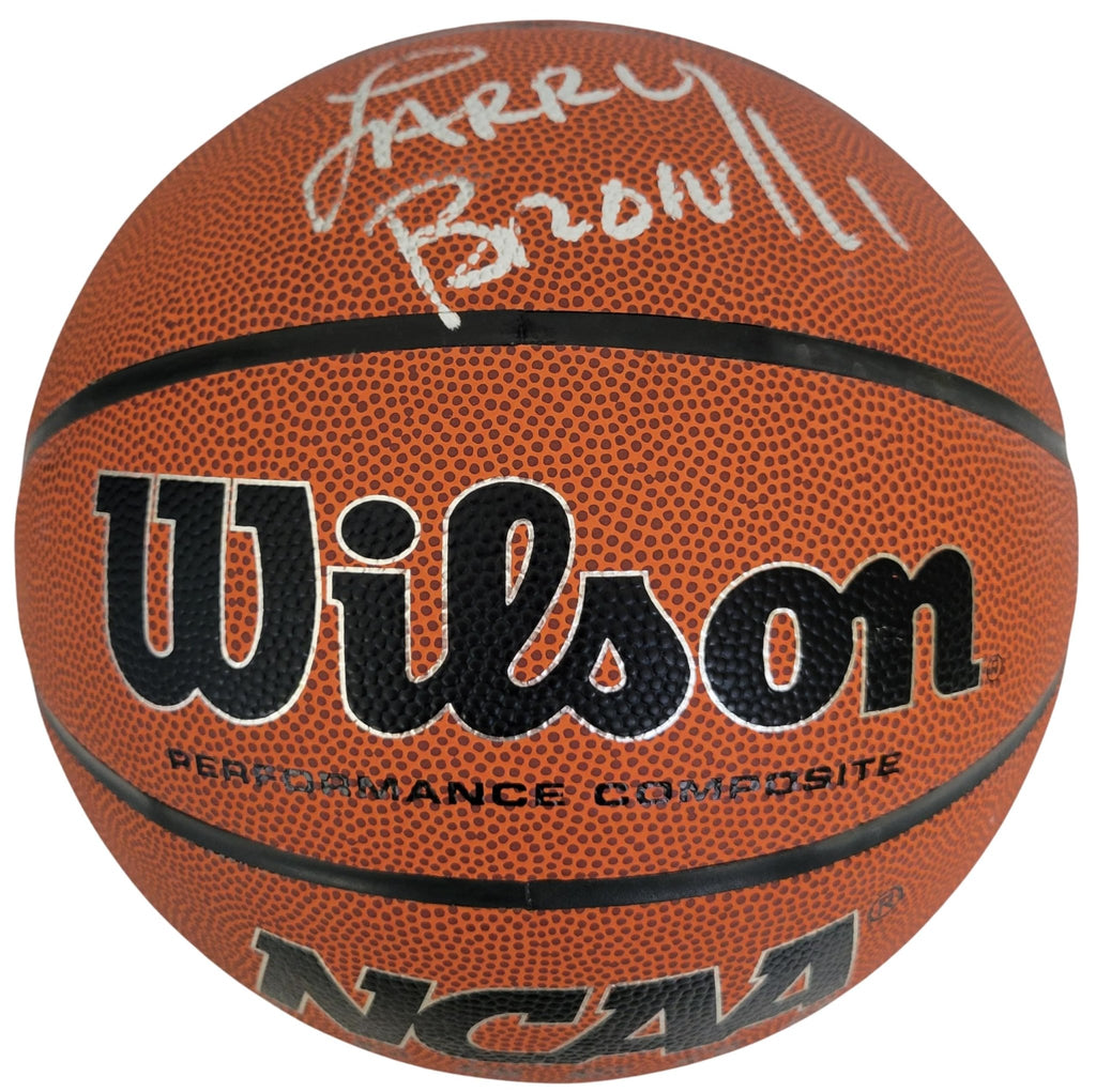 Larry Brown Signed Basketball COA Exact Proof Autographed Kansas Jayhawks