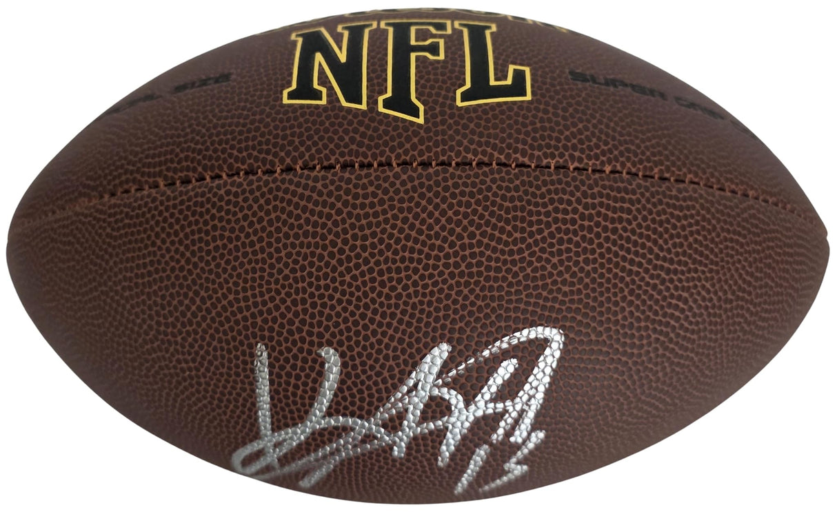 Keenan Allen Signed Football COA Proof Autographed Chicago Bears Cal Bears LA Chargers