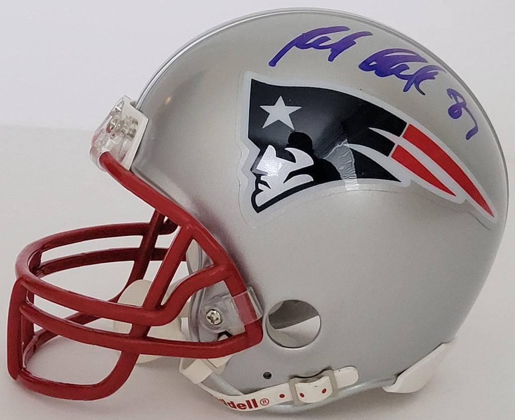 Rob Gronkowski Signed New England Patriots Football Mini Helmet Proof Autographed