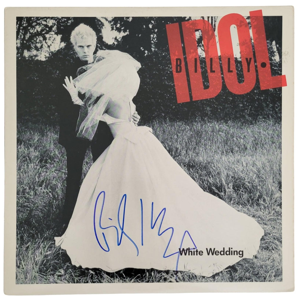 Billy Idol Signed White Wedding Album COA Proof Autographed Vinyl Record STAR