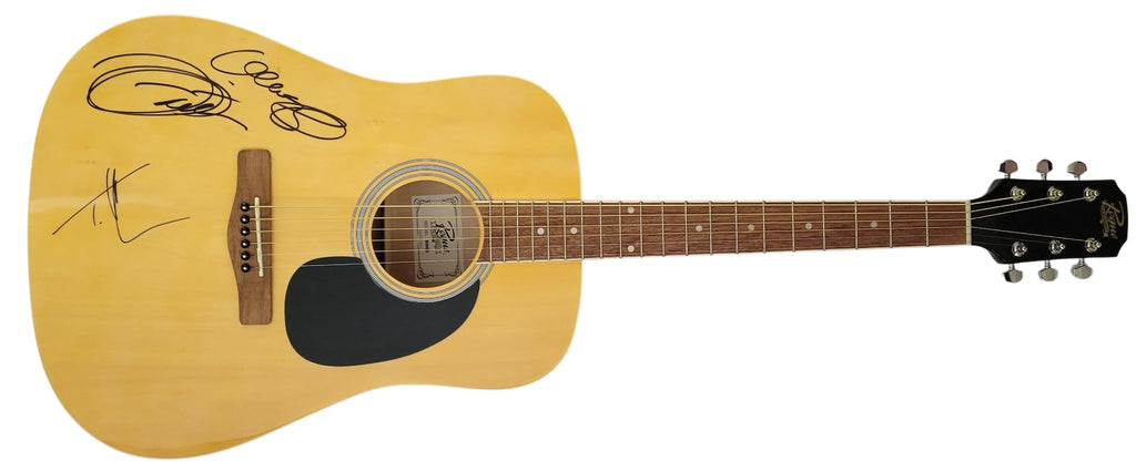 Tim McGraw & Faith Hill Signed Full Size Acoustic Guitar COA Proof Autographed Star