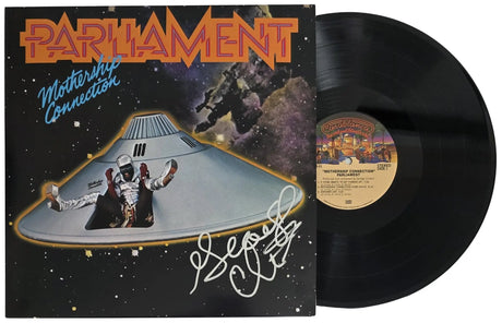 George Clinton Signed Parliament Mothership Connection Album COA Proof Autographed Vinyl Record