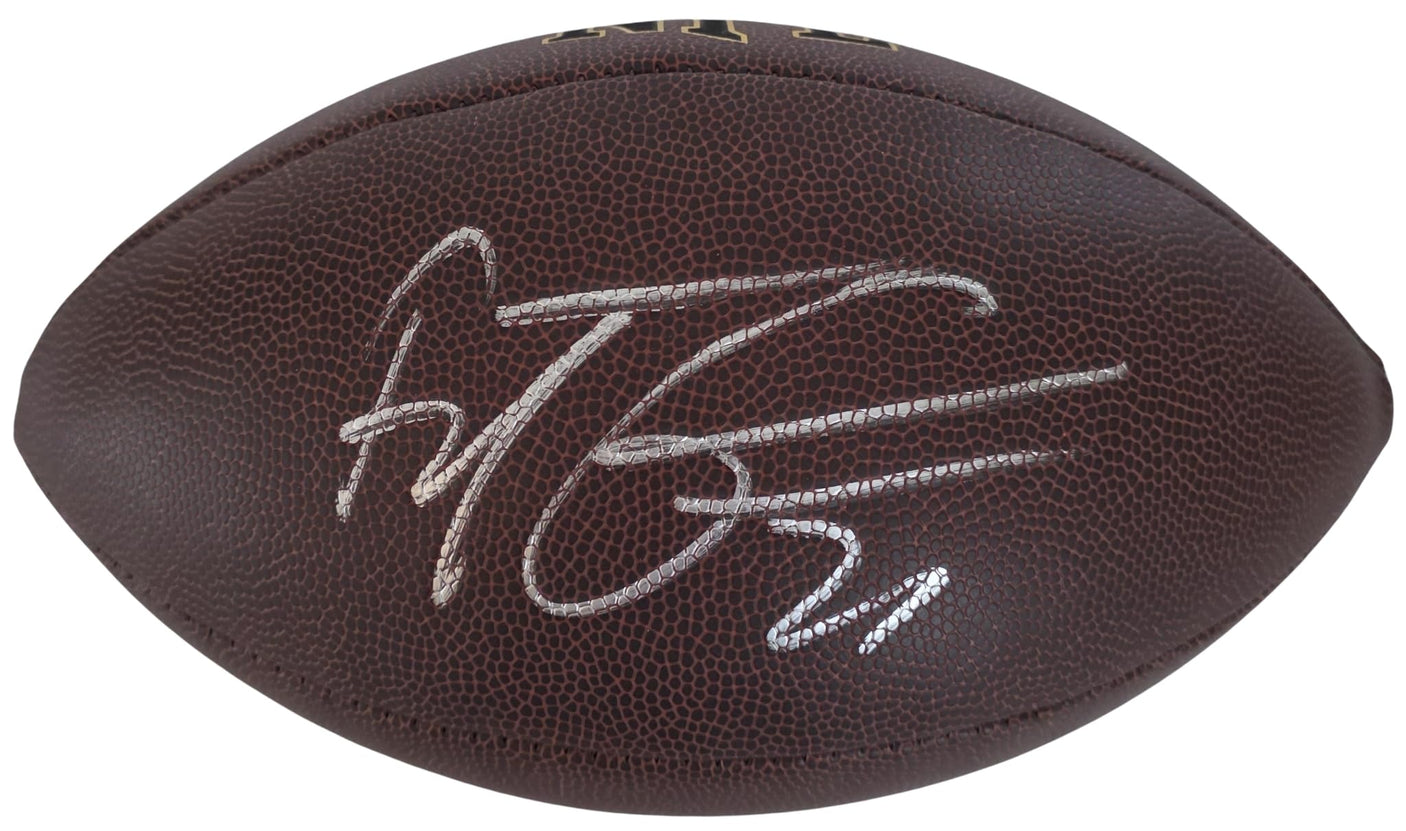 Brent Grimes Signed Football COA Proof Tampa Bay Bucs Falcons Dolphins Autographed