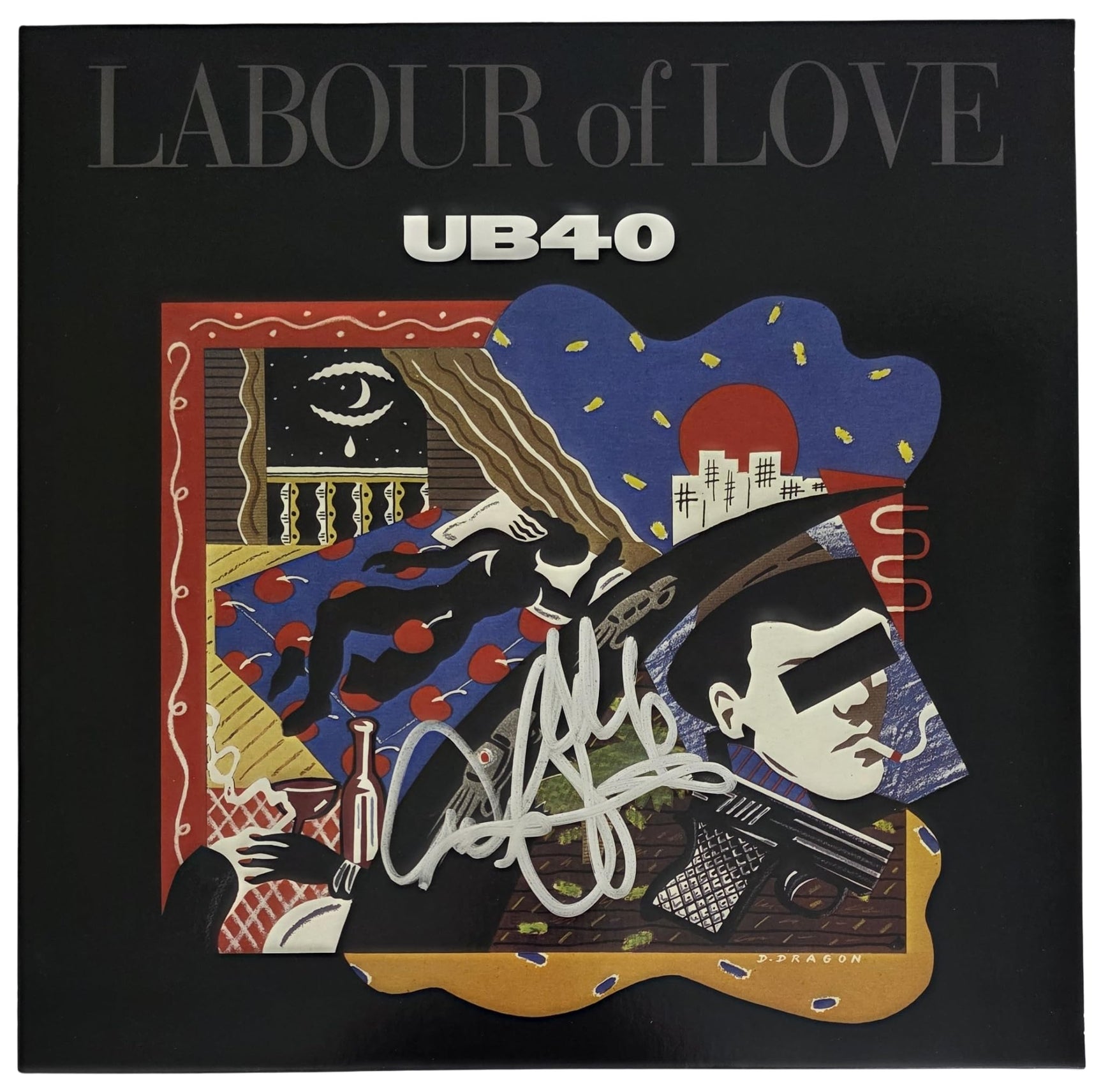 Ali Campbell Signed UB40 Labour of Love Album COA Proof Autographed Vinyl Record