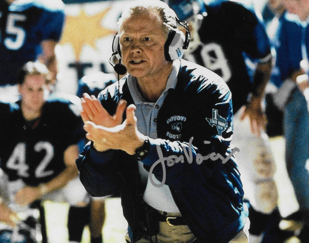Jon Voight Varsity Blues Bud Kilmer Signed Coyotes 8x10 Photo COA Proof Autographed