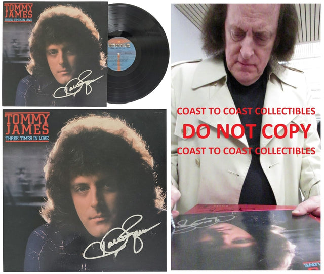 Tommy James Signed Three Times in Love Album COA Proof Autographed Vinyl Record