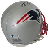 Troy Brown Signed Patriots Mini Football Helmet Proof Beckett COA Autographed New England Pats