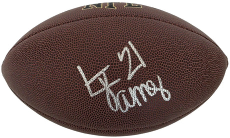 LaMichael James Signed Football COA Proof Autographed San Francisco 49ers Oregon Ducks