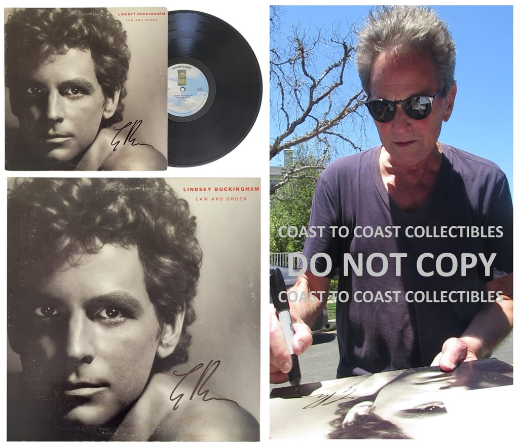 Lindsey Buckingham Signed Law and Order Album COA Proof Autographed Vinyl Record