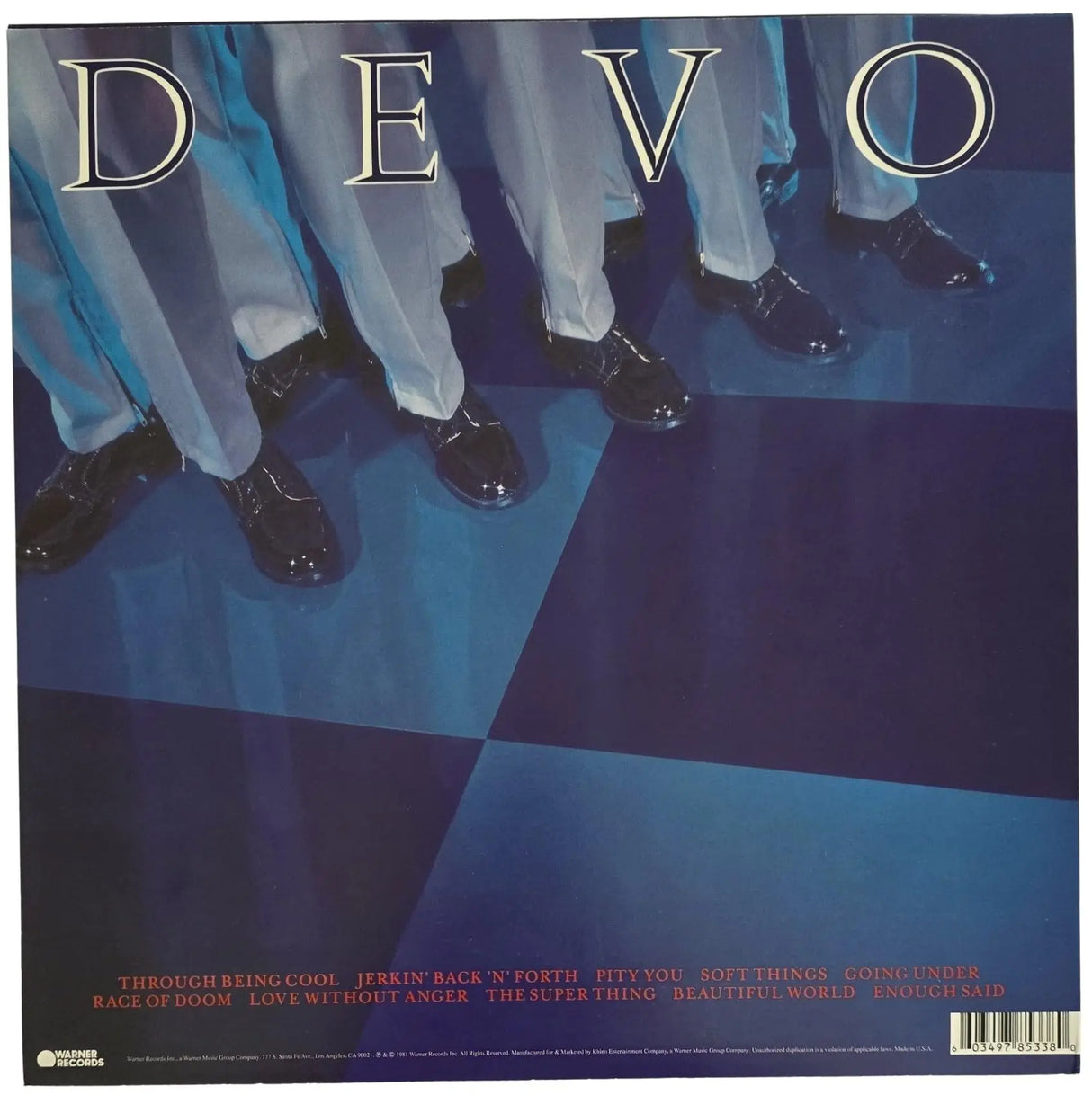 Devo Signed New Traditionalists Album Proof Autographed Vinyl Record Mark Mothersbaugh Gerald Casale Bob Mothersbaugh