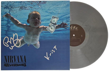 Krist Novoselic Signed Nirvana Nevermind Album COA Proof Autographed Vinyl Record Butch Vig