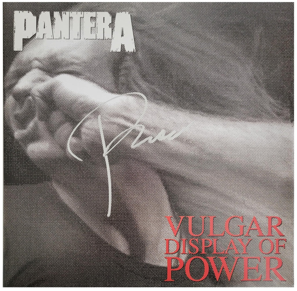 Phil Anselmo Signed Pantera Vulgar Display of Power Album Proof Autographed Vinyl Record