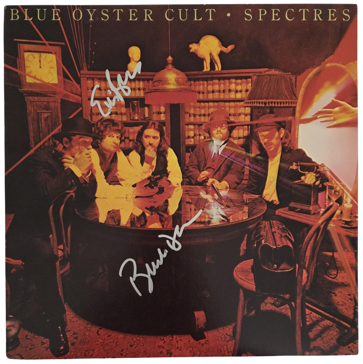 Blue Oyster Cult Signed Spectres Album COA Proof Autographed Vinyl Record