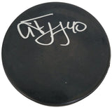 Alex Tanguay Signed Hockey Puck COA Proof Autographed Avalanche Flames