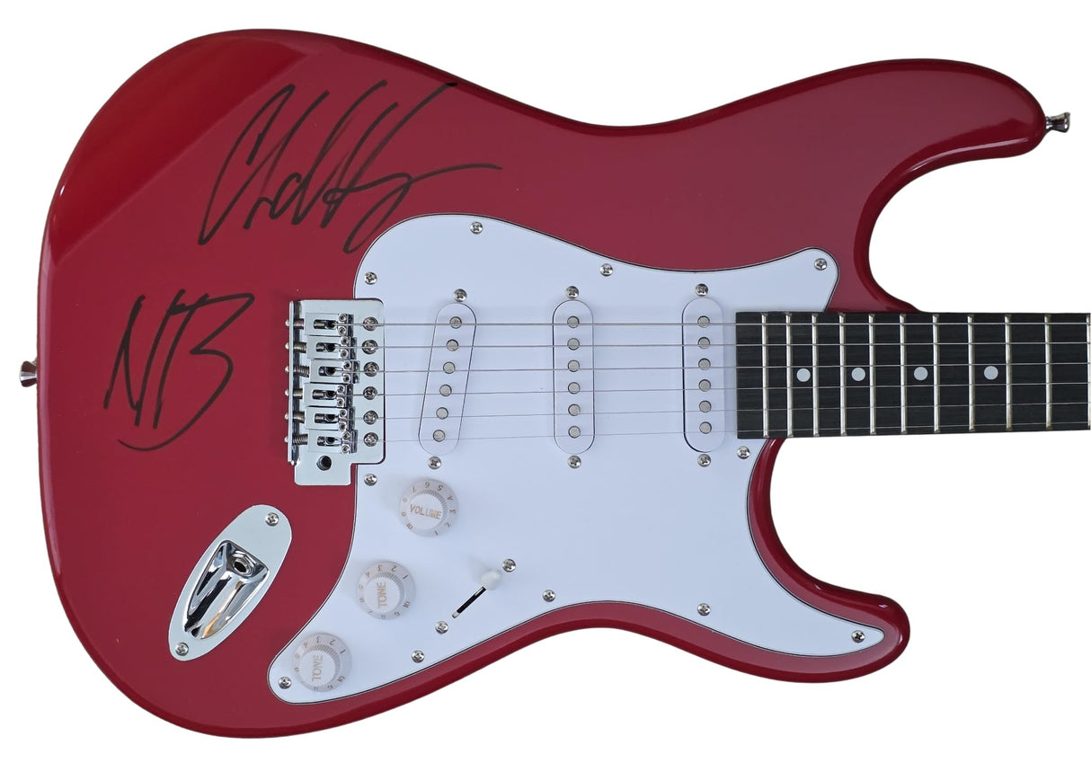 Chad Kroeger Signed Full Size Electric Guitar COA Exact Proof Autographed Nickelback
