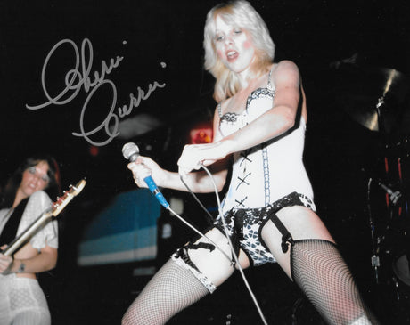 Cherie Currie The Runaways singer signed 8x10 photo COA proof autographed, STAR..