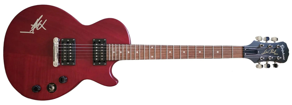 Axl Rose Guns N Roses Signed Epiphone Les Paul Guitar COA Exact Proof Autographed