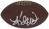 Kurt Warner Signed Football Proof COA Autographed Arizona Cardinals St Louis Rams
