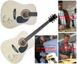 Mumford & Sons Band Signed Full Size Acoustic Guitar COA Exact Proof Autographed