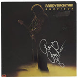 Randy Bachman Signed Survivor Album, Autographed Vinyl Record LP with COA and Proof