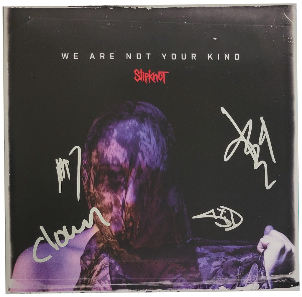 Slipknot Metal Band Signed We Are Not Yor Kind Album COA Exact Proof Autographed Vinyl Record