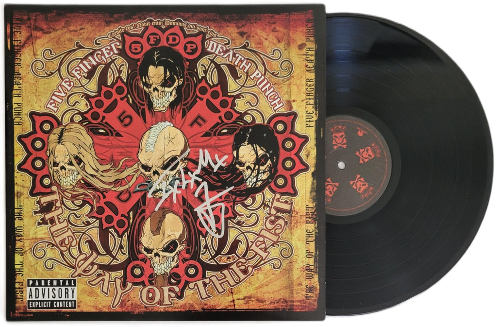 Ivan Moody Signed Five Finger Death Punch Pre Emptive Strike Album Proof Autographed Vinyl Record