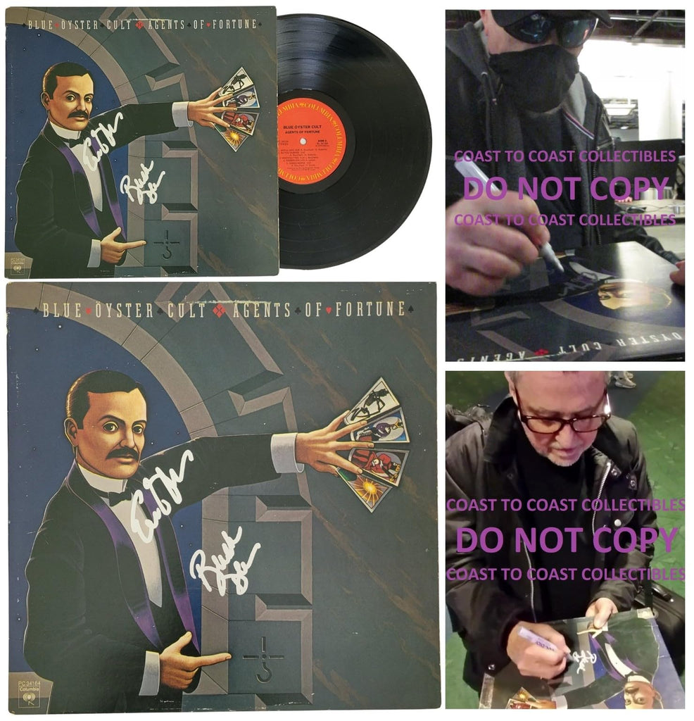 Buck Dharma Eric Bloom Signed Blue Oyster Cult Album COA Proof, Autographed STAR