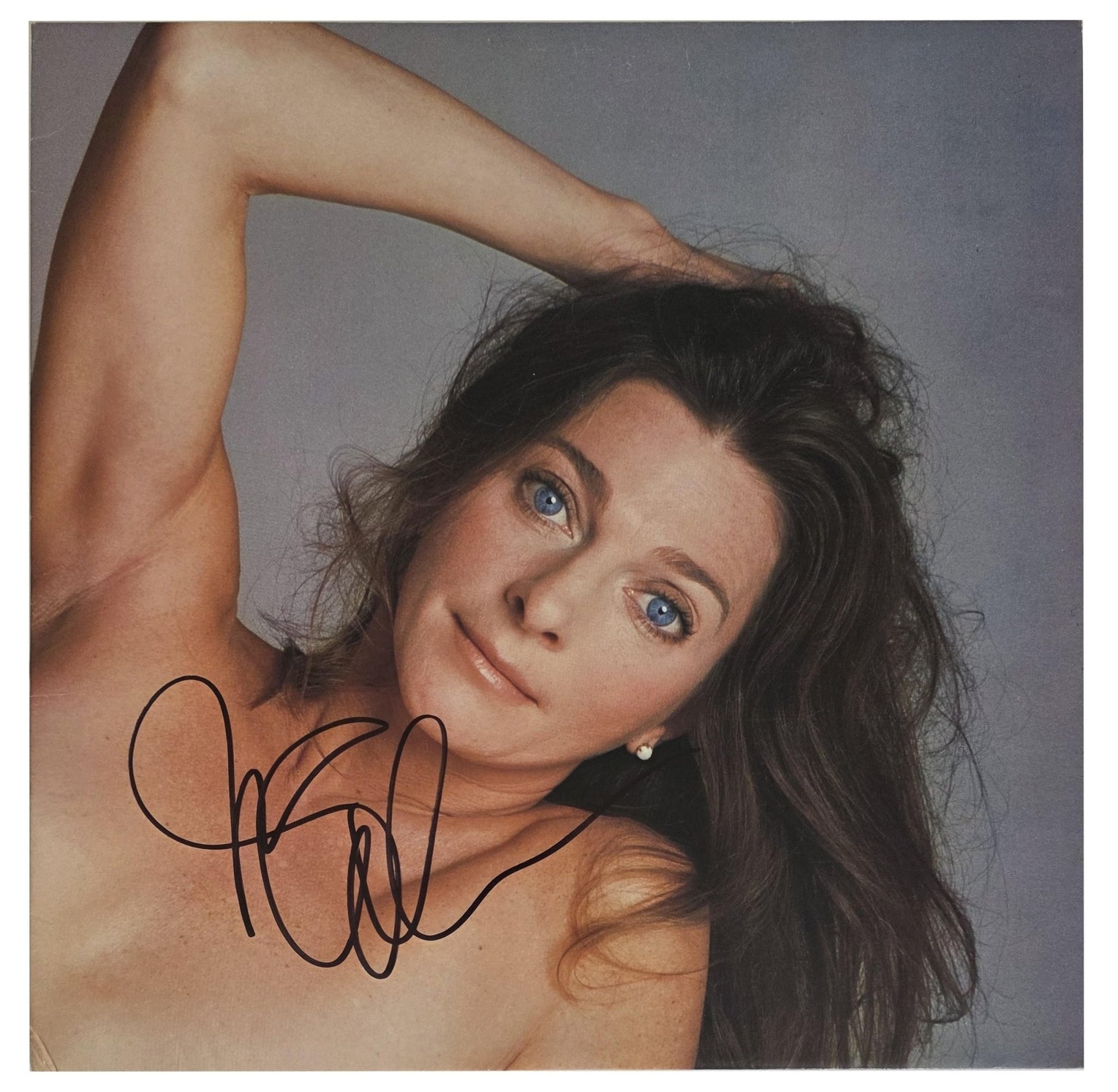 Judy Collins Signed Hard Times for Lovers Album COA Proof Autographed Vinyl Record