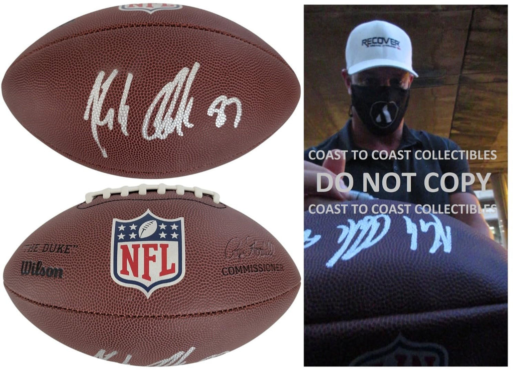 Rob Gronkowski Signed Duke Football Proof COA Autographed New England Patriots Buccaneers