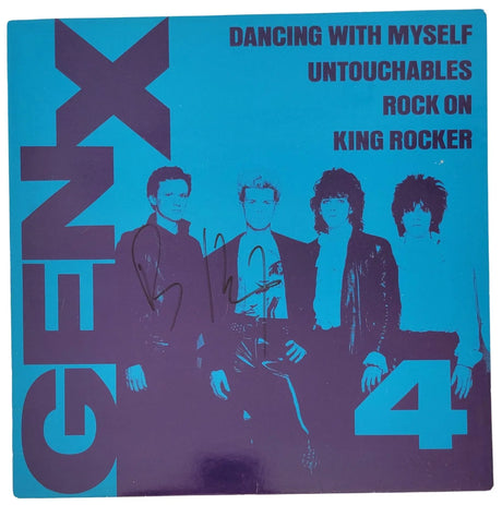 Billy Idol Signed Generation X Album COA Proof Autographed Dancing with Myself Vinyl Record STAR