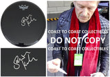 Simon Kirke Signed 12'' Remo Drumhead COA Exact Proof Autographed Bad Company