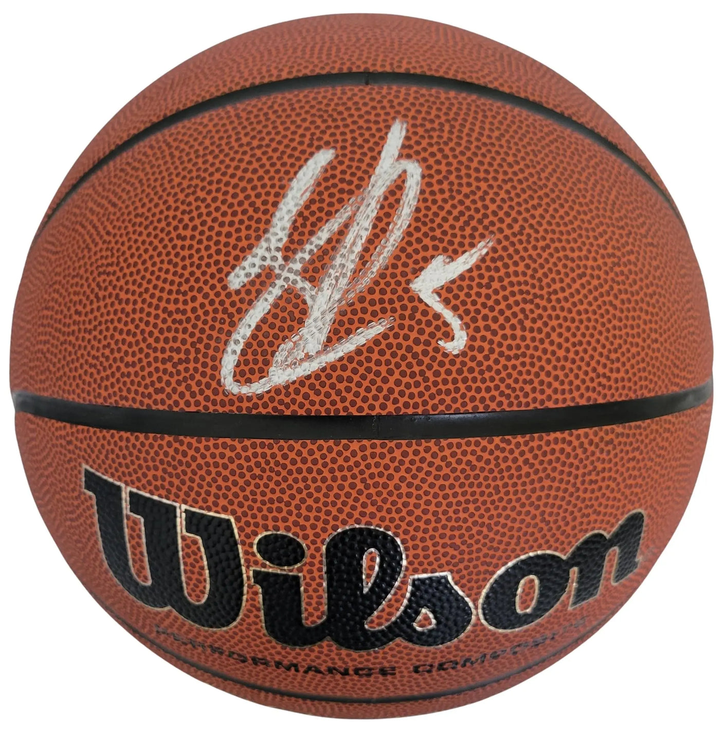 Jalen Rose Signed NCAA Basketball COA Proof Autographed Michigan Wolverines