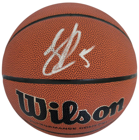 Jalen Rose Signed NCAA Basketball COA Proof Autographed Michigan Wolverines