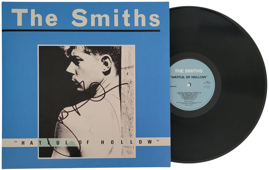 Johnny Marr Signed The Smiths Hatful of Hollow Album COA Proof Autographed Vinyl Record