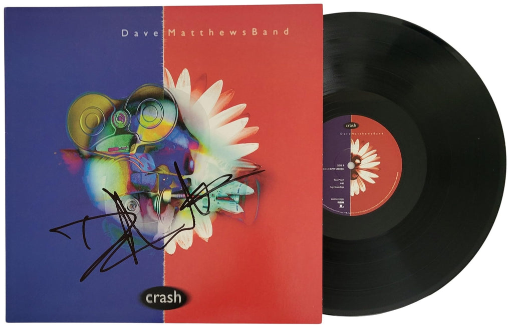 Dave Matthews Signed Crash Album COA Proof Autographed Vinyl Record
