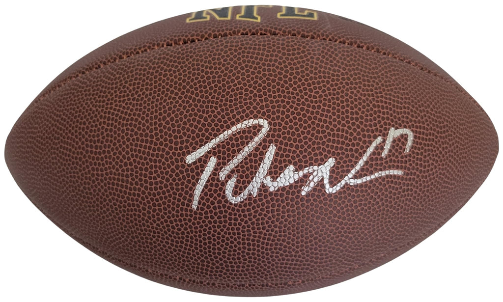 Puka Nacua Signed Football Proof COA Autographed Los Angeles Rams BYU