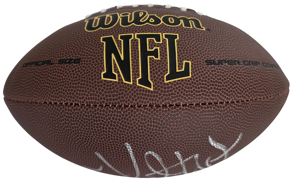 Kurt Warner Signed Football Proof COA Autographed Arizona Cardinals St Louis Rams