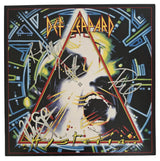 Def Leppard Band signed Hysteria Album COA Exact Proof Elliott,Allen,Collen,Savage Vinyl Record Def Leppard
