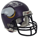 Adrian Peterson Signed Minnesota Vikings Mini Football Helmet COA Proof Autographed