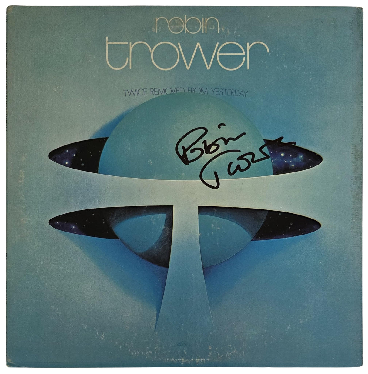 Robin Trower Signed Twice Removed Album COA Exact Proof Autographed Vinyl Record