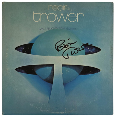 Robin Trower Signed Twice Removed Album COA Exact Proof Autographed Vinyl Record