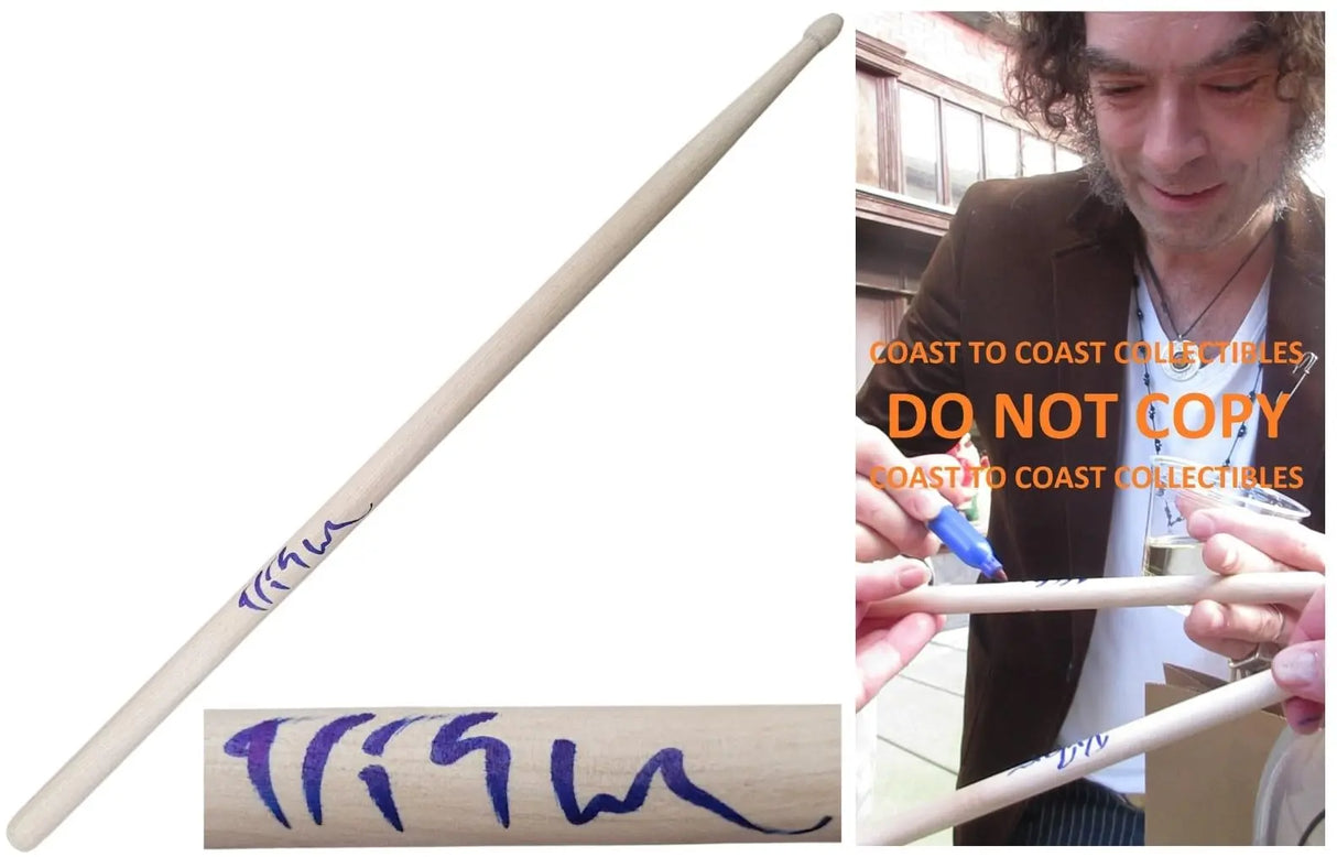 Brent DeBoer Signed Drumstick COA Proof Autographed The Dandy Warhols Drummer..