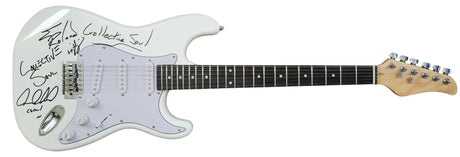 Collective Soul Band Signed Full Size Electric Guitar COA Proof Autographed Ed Roland Dean Roland Will Turpin