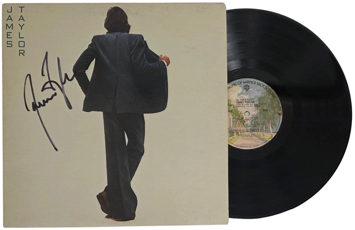 James Taylor Signed In the Pocket Album COA Exact Proof Autographed Vinyl Record